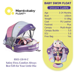 Mambobaby Baby Pool Float Vip 5 Dropshipping Blackproof Pool Mat For Infant Non-Inflatable Natation Buoy With Parasol Beach Toys