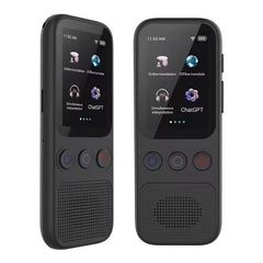 S80 AI Translator Device Supports 138 Languages Intelligent Translator ChatGPT Real-time Voice Recording Text Translate Machine