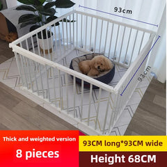 68CM in High Dog Fence Barrier Indoor DIY Poodle Teddy Fences Freely Combined Thickened Rabbit Cage Spliced Pet Guardrails