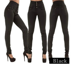 Pencil Pant Jeans Women Denim Long Flare Pants Slim Fit High Waist Sexy Hip Wrap Sheath Straight Trousers Elegant Splice