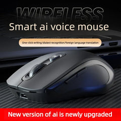 New AI Intelligence Wireless Voice Mouse Translator Rechargeable Voice Control Typing Translation Wireless Smart Office Mouse