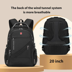 2026 Waterproof 17/20 Inch Laptop Backpack Men Airplane Travel Everyday Backpacks Women Oxford Rucksack Male School Bag Mochila
