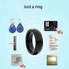 NFC Waterproof Smart Chip Ring 13.56MHZ Key RFID CUID Replaceable Tag 1K S50 Cloning Token Iso1443a Gen2 Key
