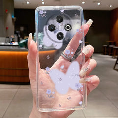 For Tecno Spark 30C Case kl5 kl5n Aesthetic Butterfly Flower Clear Soft Silicone Back Cover Techno Spark 30C Phone Case k15 k15n