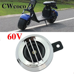 60V 0.2A 100dB Electric Scooter Electric Horn Kits For Citycoco Electric Scooter Harley Electric Scooter Waterproof Loud Horn