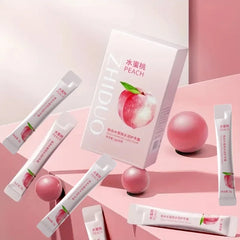 A Box of 20 Peach Moisturizing and Hydrating Hand Creams, Portable Moisturizing Sticks, Suitable as Hand Cream, Face Cream, and Body Lotion, Ideal as Souvenirs and Gifts.