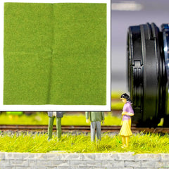25cm artificial grass Miniature terrain mat scale model landscape train railway scenery architectural layout material garden