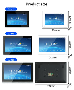 ANJIELO Doorbell Video Intercom System for Home Doorphone Tuya Smart 1080P Monitor Motion Detection Digital Photo Frame