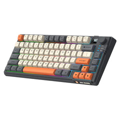 YQT K92™ Wireless Keyboard & Mouse Set – 80% Layout, Bluetooth & 2.4G, Cool Mixed Backlight, Smart Volume Knob, 2000mAh Type-C, English/Spanish/Russian/Arabic/Korean | FlipStylez LLC®