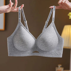 Sexy Seamless Women's Underwear, Wire-free, Hollow, Comfortable, Breathable, Push-up Sports Bra For Women, Thin Section