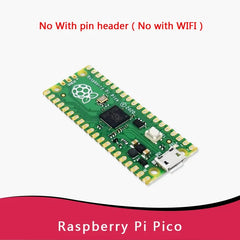 Original Raspberry Pi Pico/2, Pico with Wireless WiFi Development Board, Pico or Pico H with Pin Header, Support MicroPython/C++