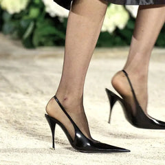 Shoes for Women 2026 High-heel 9.5 cm Women's Sandals Size 34-43 New Fashion Pointed Summer Women Shoes Sandalias De Mujer