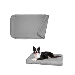 Washable Dog Crate Pad Cover Oxford Cloth Waterproof Dog Bed Cover for Puppy Kitten Replacement Pet Supplies (Only Covers)