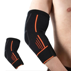 1pc/2pcs Nylon Elbow Compression Sleeve, Elastic Tennis Elbow Braces For Tendonitis, Arm Supports Golfer Elbow Support