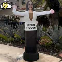 Realtor Open House Inflatable Woman Air Dancer Inflatable Waving Arm Tube Man Personalized Inflatable Floats with Blower and LED