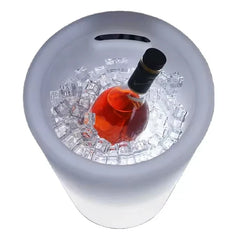 LED Light Up Ice Bucket 7 Colors Changing With Remote Control Handle For Bar KTV Beer Wine Cooler