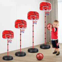 Basketball Hoop 63-150CM Toddler Adjustable Stand Rack Toys For Kids Baby Outdoor Indoor Ball Sport Basket Holder Hoop Game