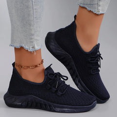 Spring new women's sports shoes, fashionable, breathable, lightweight, non-slip, wear-resistant, casual sports shoes, flat shoes