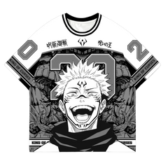Bandai Sukuna Jujutsu Kaisen Monochrome Manga Panel Jersey Cursed King