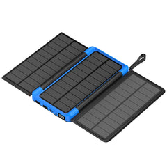 Portable Foldable Solar Charger Power Bank Outdoor Camping Hiking Equipment Mobile Energy Storage Travel Battery Pack