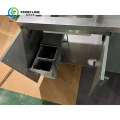 Customized Modern Outdoor Kitchen Cabinet Set Multi Scene BBQ Grill For Garden Camping Open Air Cooking