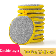 5/10/20pcs Double Side Dishwashing Sponge Dish Washing Brush Pan Pot
