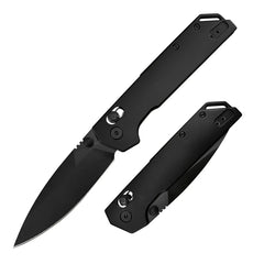 Ks2038 Lightweight Folding Knife - 3.4" EDC Tool Spear Point Blade DuraLock Outdoor Pocket Knife with Reversible Clip for Hunting, Camping