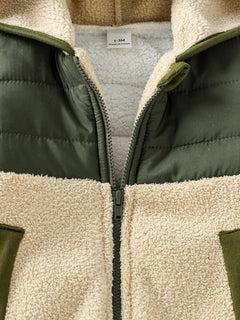 Cute Newborn Baby Romper Winter Thicken Fleece Warm Clothes Infant Hooded Bear Ear Onesie Toddler Boy Girl Jumpsuits For 0-24M