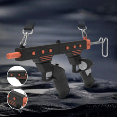 VR Gunstock Compatible for Meta Quest 3S/3 Accessories VR Controller Stock Adapter Enhance Real Feeling and Stability