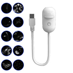 USB galaxy Projector Night Light 2-in-1 Mini Galaxy 360° Rotate LED Starry Sky Ambient Lamp For Party Home Saturn Decoration