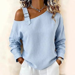 Fashion New Women's Top T Shirt Spring Autumn Elegant Casual White