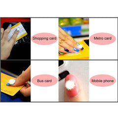 7pcs NFC Lighting Nail Art Stickers Different Colors Self Adhesive Intelligent Nail Stickers NFC Nail Sticker NFC Nail Art Tips