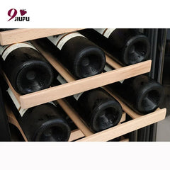 Top Rated Upright Compressor Wine Cooler 31 Bottles Beverage Fridge with CE for Europe Home Bar Kitchen Office Apartment