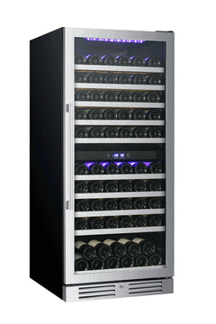 Airo JG110A Electric Compact Single-Zone Stainless Steel Countertop Wine Cooler LED Display Built-in Factory Use Eco-Friendly