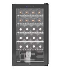 24 Bottle Wine Cooler, Compressor Cooling Wine Fridge, Constant Temperature Wine Cabinet with Air Cooling for Home Use