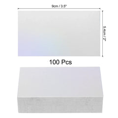 50/100Pcs Business Card Stock Blank Business Cards for Laser Printer Small Message Card Graffiti Scrapbooking DIY Thanks