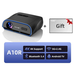 CAIWEI A10R Projector 4k Android for Home Full HD 1080P Auto Focus Wifi 6 3800 ANSI Smart TV Portable Beam projetores no brasil