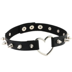 1pc Harajuku Gothic Spike Rivet Star Necklaces Collares Hip Hop Rock
