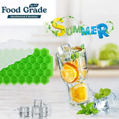 Ice Cube Maker Silicones Ice Mould Honeycomb Ice Cube Tray Magnum Silicone Mold Forms Food Grade Mold for Whiskey Cocktail