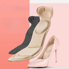 Memory Foam Insoles Women High-heel Shoes Insoles Anti-slip Cutable Insole Comfort Breathable Heel Protection Massage Shoe Pads