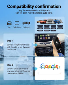 OTTOCAST P3 OttoAibox CarPlay AI Box Wireless Android Auto Smart TV Box Car Accessories for Benz Audi Kia Hyundai VW Toyota