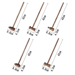 Wing Wood Wooden Massager Stick Relax Gourd Shape Back Massage Hammer Knock Back Neck Waist Meridian Clap Board Household