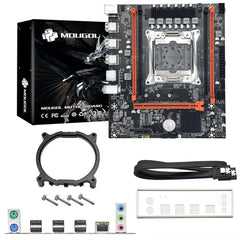 MOUGOL X99 Gaming Motherboard Kit with Intel Xeon E5 2680 V4 & DDR4 8Gx2 2133MHz Dual Channel ECC RAM M.2 NVME for Desktop PC