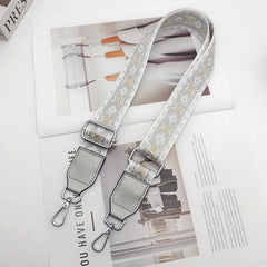 Bag Shoulder Strap Accessories Women's Bag Single Buy Extended Shoulder Crossbody Broadband Versatile Adjustable Silver Strap