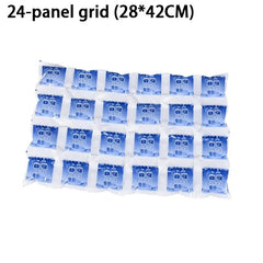 Reusable Gel Cooler Bag with 12 16 24 Grids for Food Can Wine Fresh Keeping for Outdoor Picnic Camping Storage