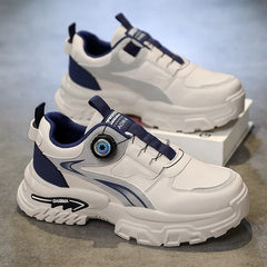 Autumn New Men's Versatile High-Top Trendy Thick-Soled Running Shoes
