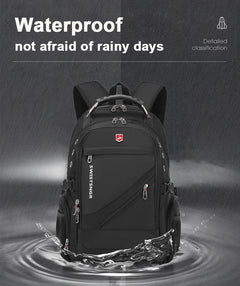 2026 Waterproof 17/20 Inch Laptop Backpack Men Airplane Travel Everyday Backpacks Women Oxford Rucksack Male School Bag Mochila