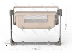 Custom Multi-function Electric Baby Rocking Cradle Bed Easy Foldable Baby Bassinet with Music Mosquito Net Electronic Baby Swing