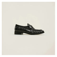 100% Genuine Eel Skin Flat Shoes Trendy Style High-End Good-Looking All-Matching Comfortable Refined and Simple  A40101