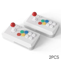 DATA FROG Wireless Fighting Game Arcade Joystick Controller for Retro Game Console, PC/Android/iOS Home Arcade Stick Keyboard